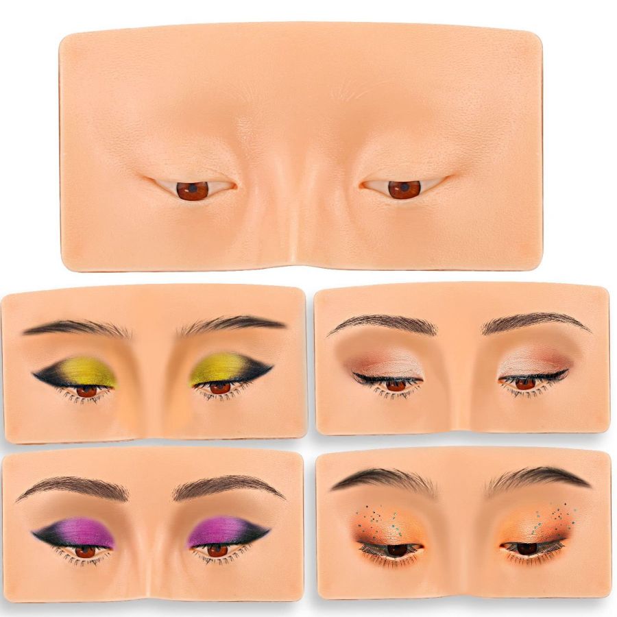 Eye Dummy Makeup Practice Board with Makeup Remover